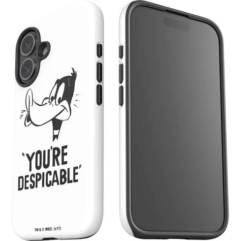 Looney Tunes Daffy Duck Youre Despicable iPhone 16 Plus Impact Case