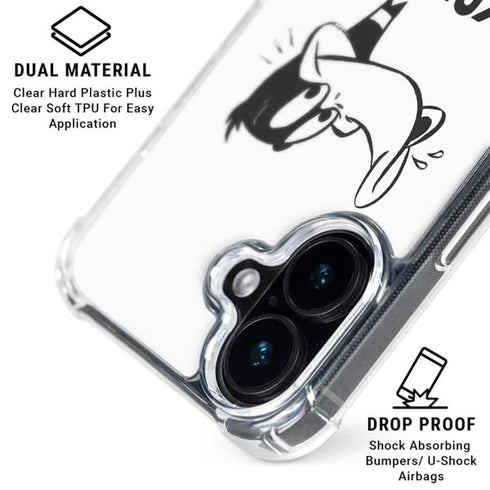 Looney Tunes Daffy Duck Youre Despicable iPhone 16 Plus MagSafe Case