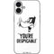 Looney Tunes Daffy Duck Youre Despicable iPhone 16 Plus Skin
