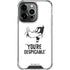Looney Tunes Daffy Duck Youre Despicable iPhone 16 Pro Clear Case
