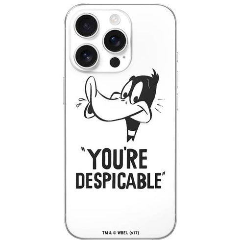 Looney Tunes Daffy Duck Youre Despicable iPhone 16 Pro Skin