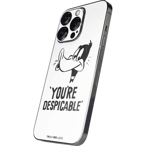 Looney Tunes Daffy Duck Youre Despicable iPhone 16 Pro Skin