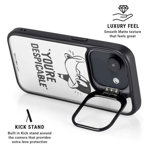 Looney Tunes Daffy Duck Youre Despicable iPhone 16e Kickstand Case