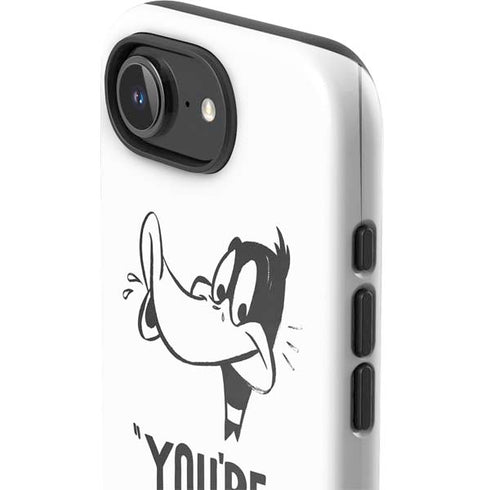 Looney Tunes Daffy Duck Youre Despicable iPhone 16e Impact Case