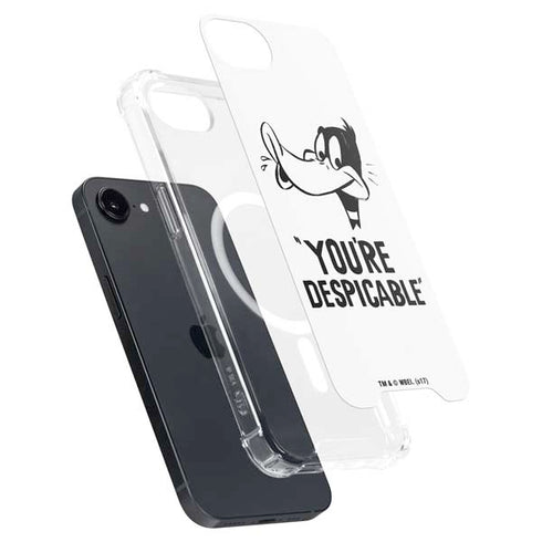 Looney Tunes Daffy Duck Youre Despicable iPhone 16e MagSafe Case