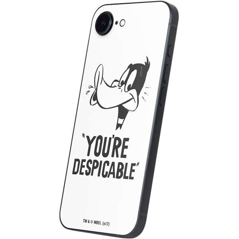 Looney Tunes Daffy Duck Youre Despicable iPhone 16e Skin