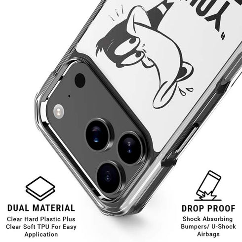 Looney Tunes Daffy Duck Youre Despicable iPhone 18 Pro Clear Case