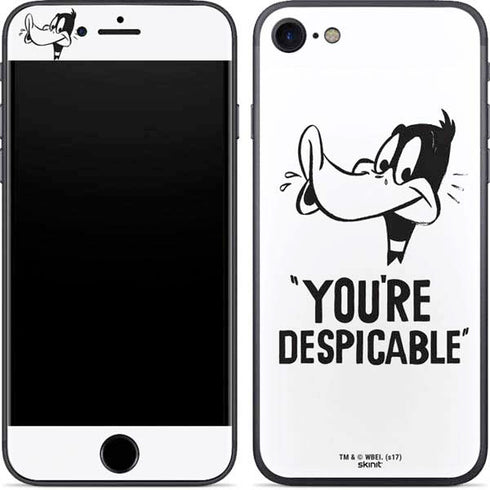 Looney Tunes Daffy Duck Youre Despicable iPhone 7 Skin