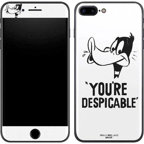 Looney Tunes Daffy Duck Youre Despicable iPhone 8 Plus Skin