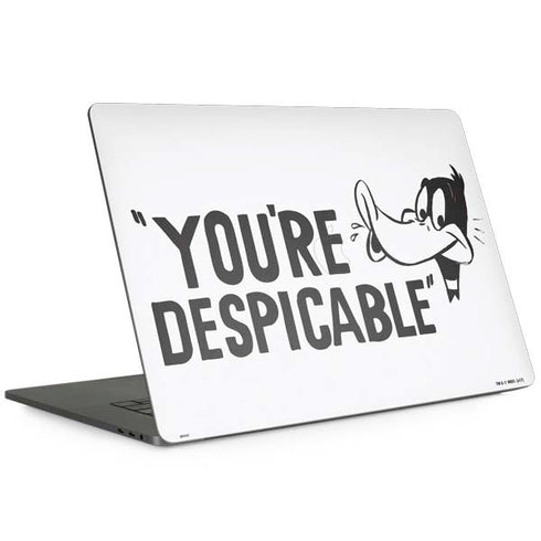 Looney Tunes Daffy Duck Youre Despicable MacBook Skins