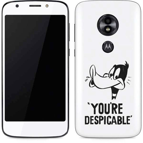 Looney Tunes Daffy Duck Youre Despicable Moto E5 Play Skin