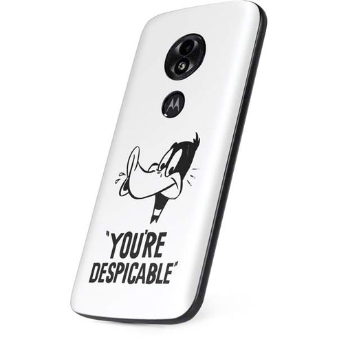 Looney Tunes Daffy Duck Youre Despicable Moto E5 Play Skin