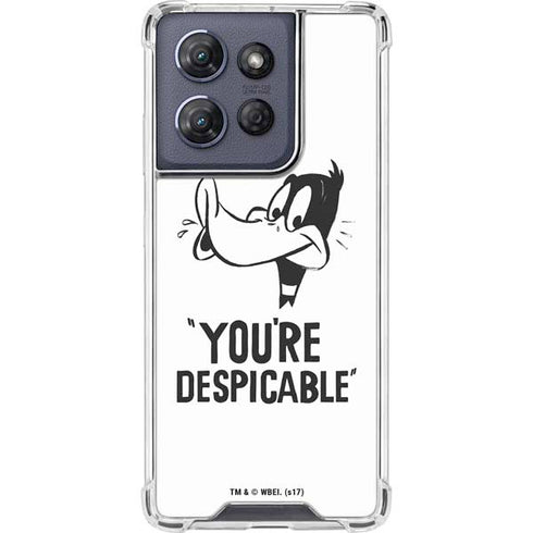 Looney Tunes Daffy Duck Youre Despicable Moto G Play 5G (2025) Clear Case