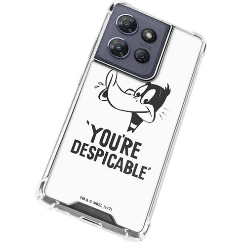 Looney Tunes Daffy Duck Youre Despicable Moto G Power 5G (2025) Clear Case