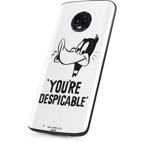 Looney Tunes Daffy Duck Youre Despicable Moto G6 Skin