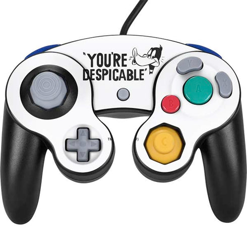Looney Tunes Daffy Duck Youre Despicable Nintendo GameCube Controller Skin