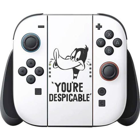 Looney Tunes Daffy Duck Youre Despicable Nintendo Switch 2 (2025) Joy-Con Controller Skin