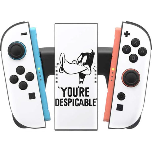 Looney Tunes Daffy Duck Youre Despicable Nintendo Switch 2 (2025) Joy-Con Controller Skin