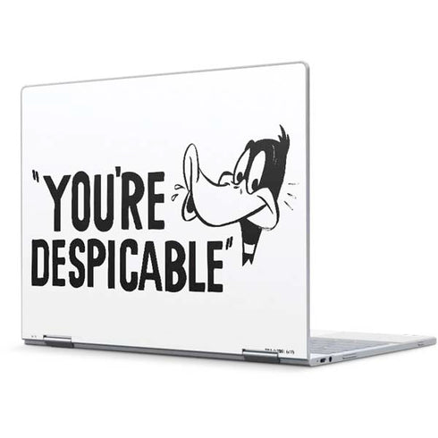 Looney Tunes Daffy Duck Youre Despicable Pixelbook Skin