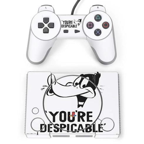 Looney Tunes Daffy Duck Youre Despicable PlayStation Classic Bundle Skin
