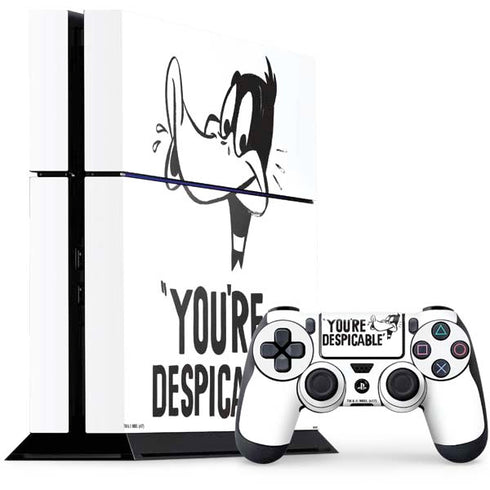 Looney Tunes Daffy Duck Youre Despicable PlayStation PS4 Skins