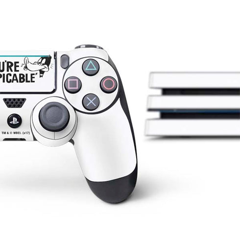 Looney Tunes Daffy Duck Youre Despicable PS4 Pro Bundle Skin