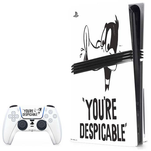 Looney Tunes Daffy Duck Youre Despicable PlayStation PS5 Skins