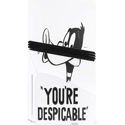Looney Tunes Daffy Duck Youre Despicable PS5 Pro Disk Bundle Skin
