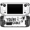Looney Tunes Daffy Duck Youre Despicable Steam Deck Handheld Gaming Computer OLED Skin