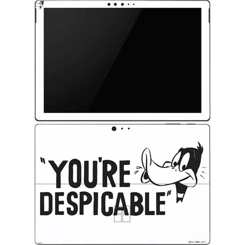 Looney Tunes Daffy Duck Youre Despicable Surface Pro 6 Skin