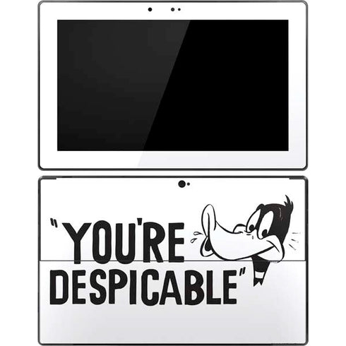 Looney Tunes Daffy Duck Youre Despicable Surface Pro Tablet Skin