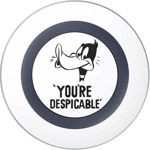 Looney Tunes Daffy Duck Youre Despicable Wireless Charger Skin