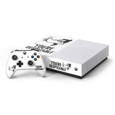 Looney Tunes Daffy Duck Youre Despicable Xbox One S All-Digital Edition Bundle Skin