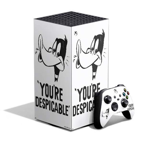 Looney Tunes Daffy Duck Youre Despicable XBox Series X Digital Edition Bundle Skin