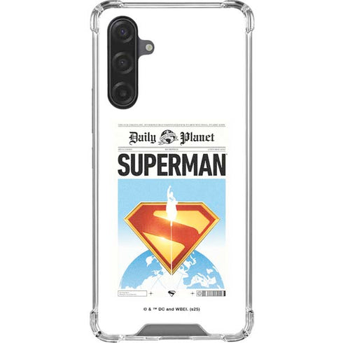 Superman 2025 Daily Planet Superman Cover Galaxy A17 Clear Case