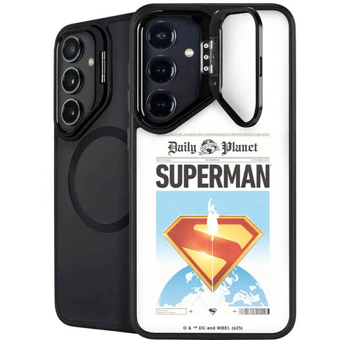 Superman 2025 Daily Planet Superman Cover Galaxy S25 FE Kickstand Case
