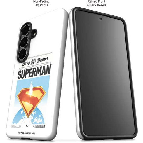 Superman 2025 Daily Planet Superman Cover Galaxy S26 Plus Impact Case