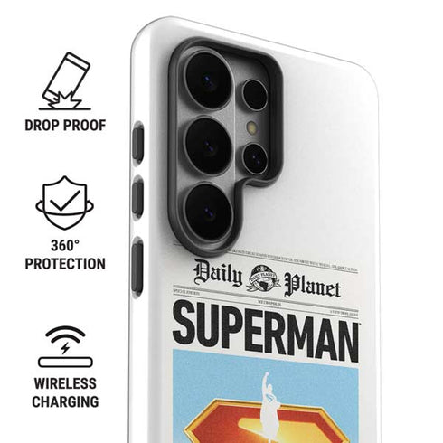 Superman 2025 Daily Planet Superman Cover Galaxy S26 Ultra Impact Case