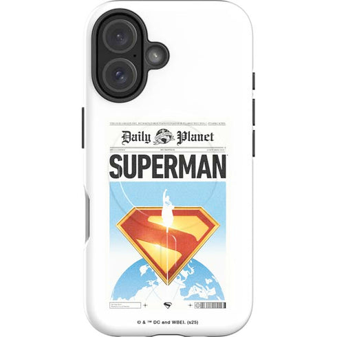 Superman 2025 Daily Planet Superman Cover iPhone 16 Magsafe Impact Case