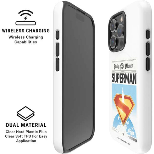 Superman 2025 Daily Planet Superman Cover iPhone 16 Pro Magsafe Impact Case