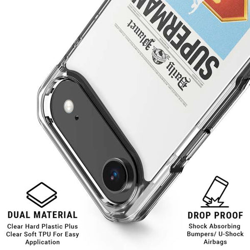 Superman 2025 Daily Planet Superman Cover iPhone 17 Air Clear Case