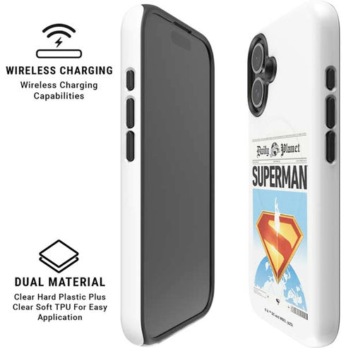 Superman 2025 Daily Planet Superman Cover iPhone 17 Magsafe Impact Case