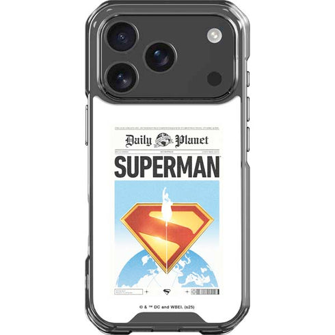 Superman 2025 Daily Planet Superman Cover iPhone 17 Pro Clear Case