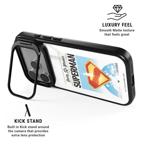 Superman 2025 Daily Planet Superman Cover iPhone 17 Pro Max Kickstand Case