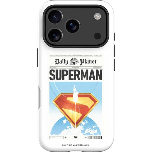 Superman 2025 Daily Planet Superman Cover iPhone 17 Pro Max Magsafe Impact Case