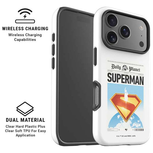 Superman 2025 Daily Planet Superman Cover iPhone 17 Pro Max Magsafe Impact Case
