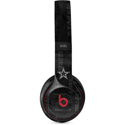 NFL Dallas Cowboys Black & White Beats Solo 3 Wireless Skin