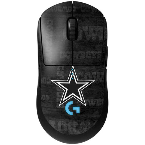 NFL Dallas Cowboys Black & White G Pro Wireless Gaming Mouse Skin