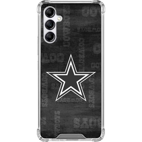 NFL Dallas Cowboys Black & White Gabb Phone 4 Clear Case