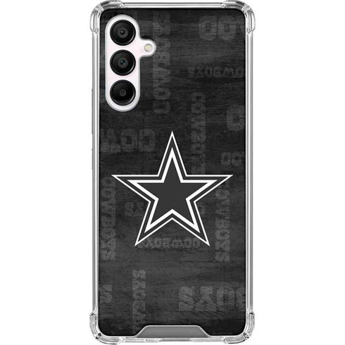 NFL Dallas Cowboys Black & White Galaxy A16 5G Clear Case